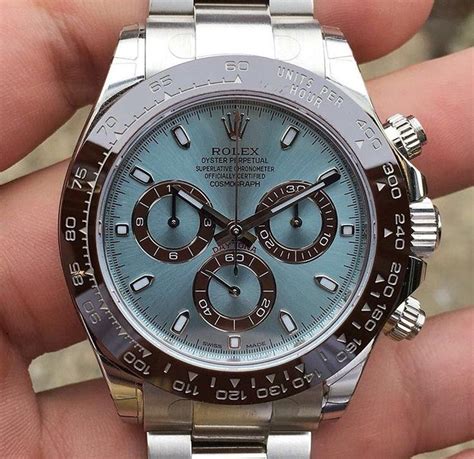 platinum blue face rolex|rolex watch with blue face.